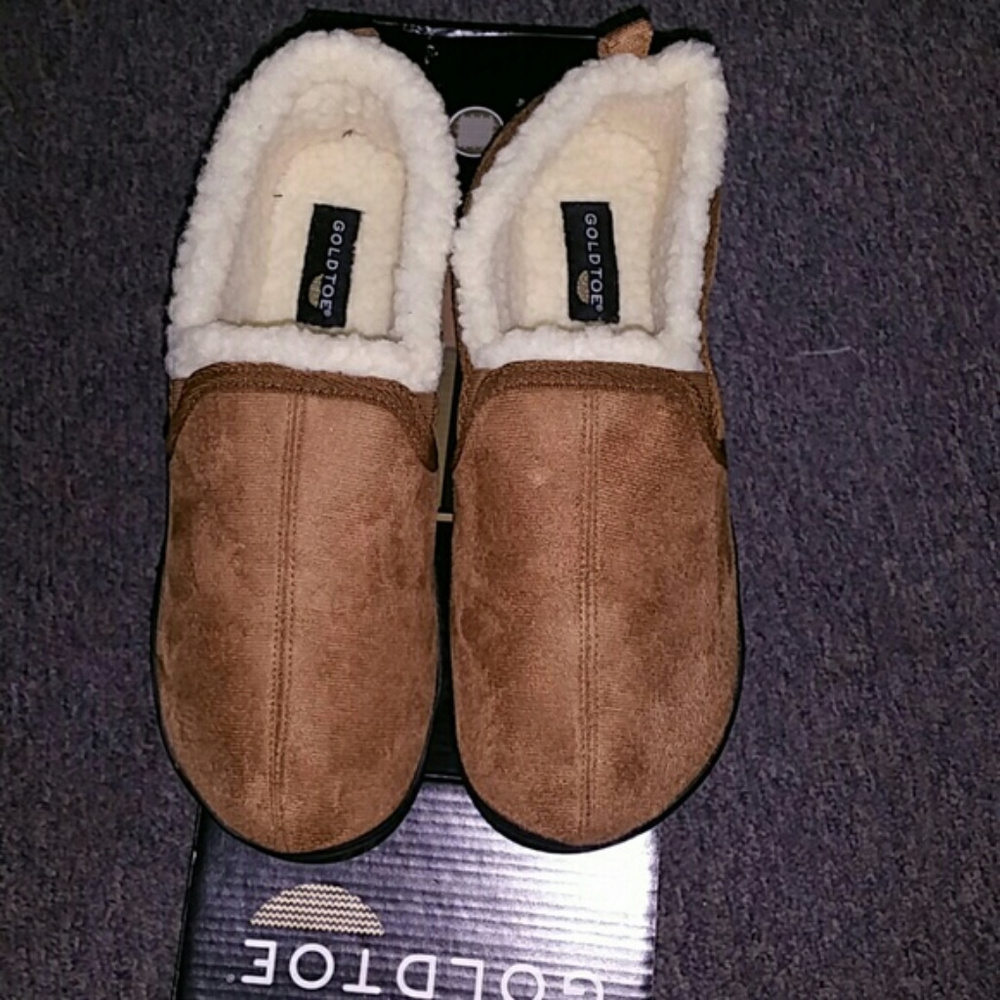 Gold Toe Memory Foam Slippers